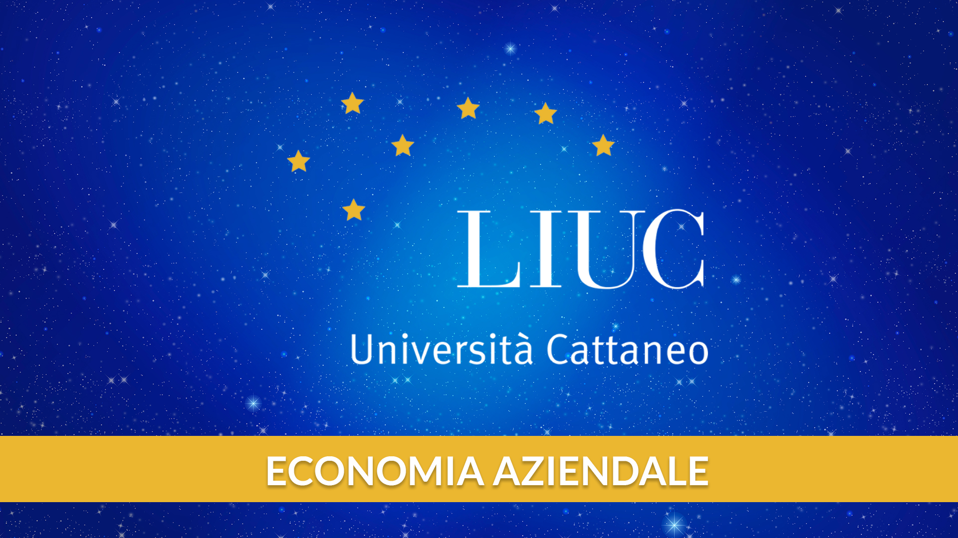 Laurea Triennale In Economia Aziendale Della LIUC Università Cattaneo ...